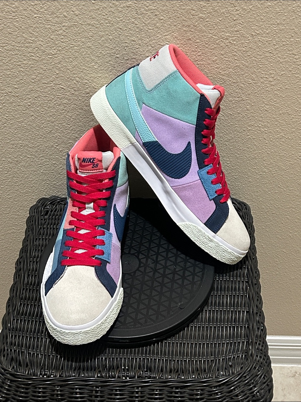 Size 12 Nike Mid Blazer Mosaic DA8854-500